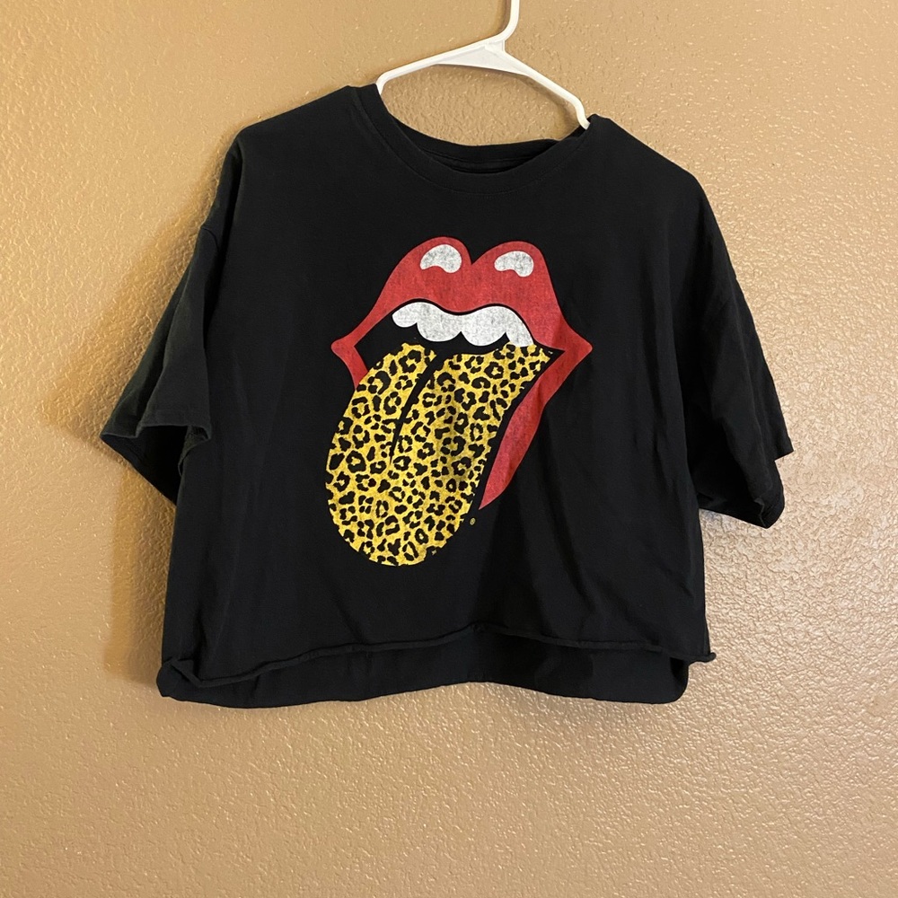 Rolling Stones crop top